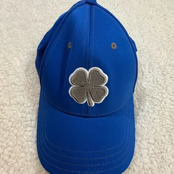 Black Clover Blue Cap with Gray Clover | Premium Clover Original Design | Unisex - Picture 1 of 6